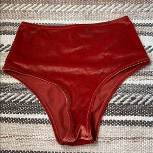 Aerie velvet bathing suit bottom